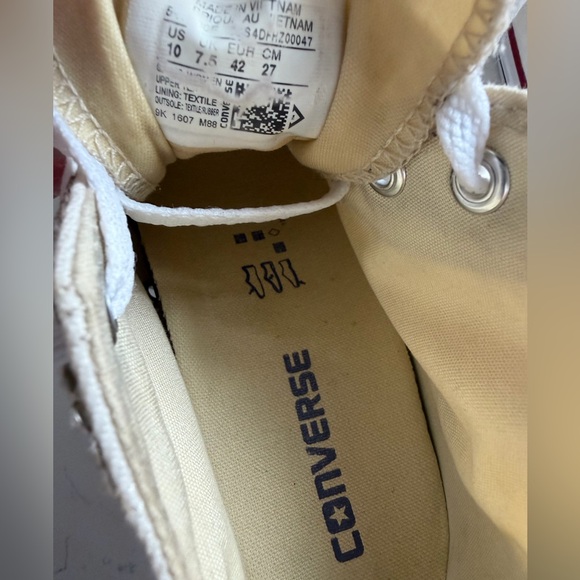 Converse All Star jeweled high top wedges size 10 - Picture 6 of 12